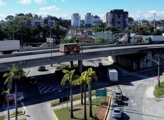 Novas faixas na Ottokar Doerffel reduzem em 30% o tempo de acesso à BR-101 em Joinville