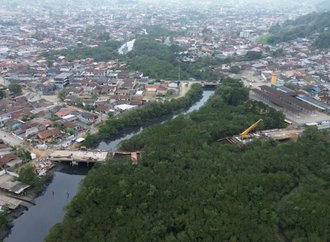 Ponte Anêmonas, que ligará Fátima e Guanabara, chega a 50% de execução