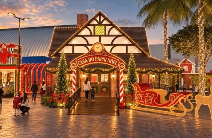 Natal de Joinville traz novo projeto cenográfico repleto de magia e novidades