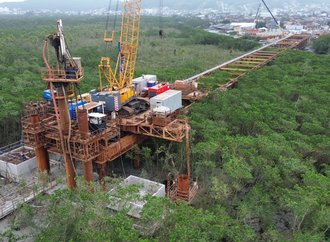 Ponte Joinville atinge 55% de execução e avança na ligação entre Boa Vista e Adhemar Garcia