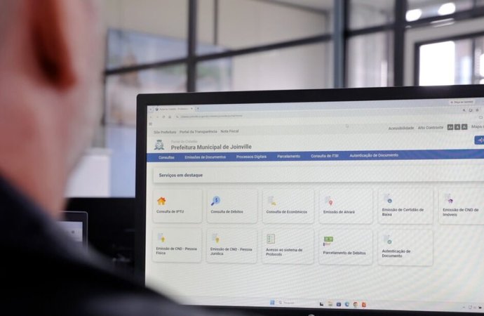 Portal do Cidadão reúne serviços da Prefeitura de Joinville em plataforma única