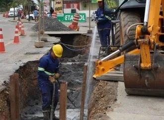 Obras alteram trânsito e podem afetar abastecimento de água em dois bairros de Joinville