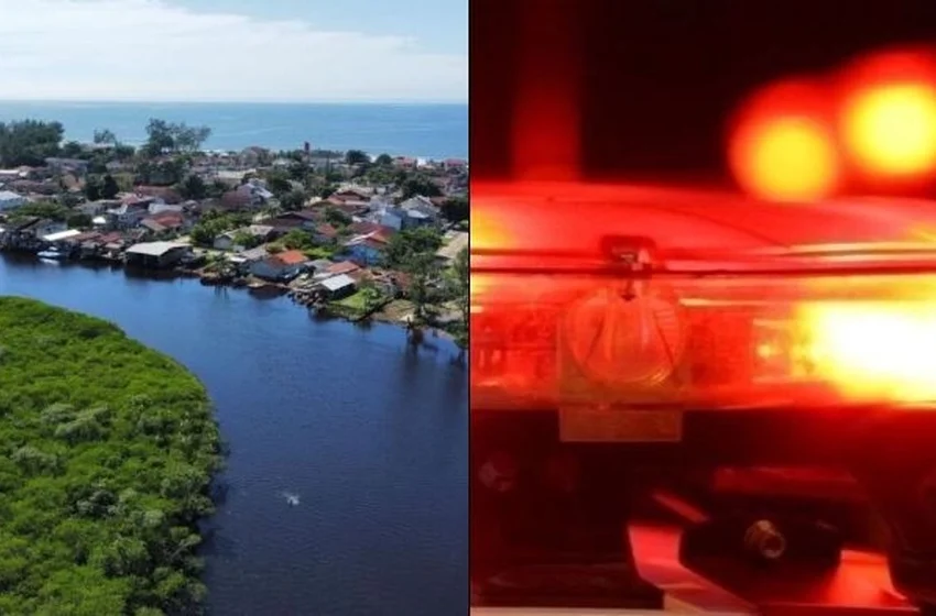 Corpo de homem é encontrado dentro de saco plástico no Rio Saí-Mirim, em Itapoá