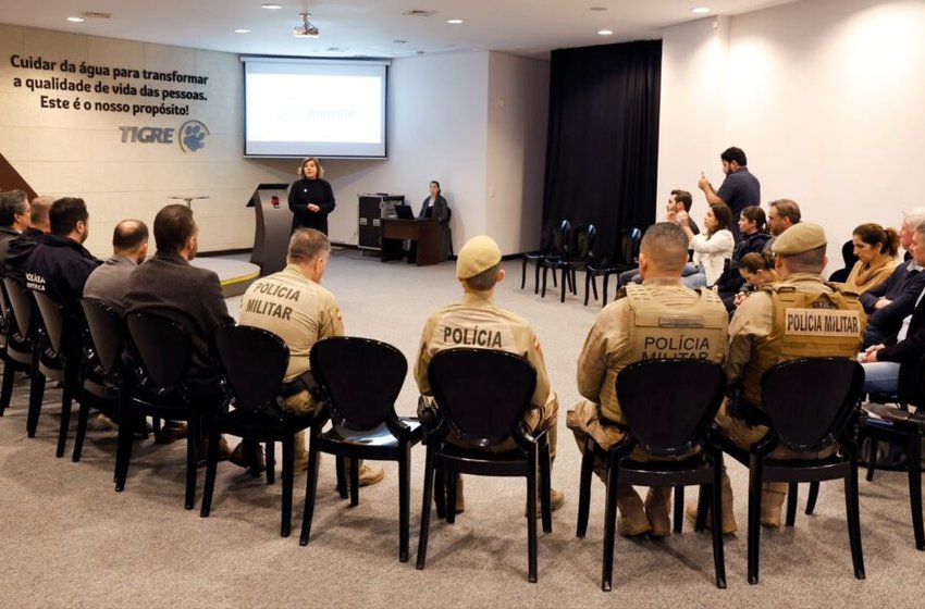 GEOP reúne forças de segurança e entidades em Joinville