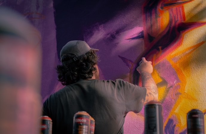 Artistas de Joinville participam de festival de arte de rua em Londres