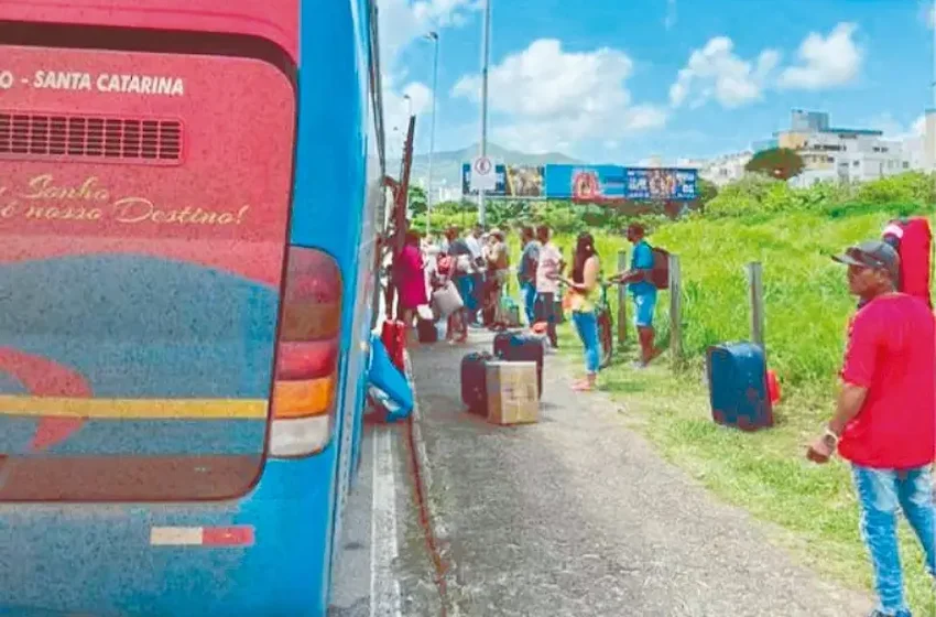 MPSC investiga ônibus fretado da Bahia para Florianópolis