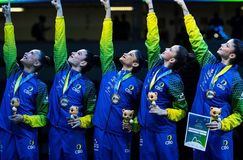 Mundial de GR: Brasil conquista prata inédita no conjunto geral