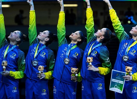 Mundial de GR: Brasil conquista prata inédita no conjunto geral