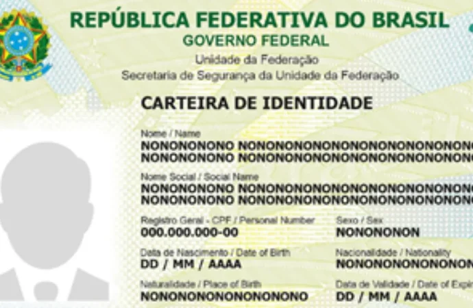 Governo define prazo final para trocar RG pela nova Carteira de Identidade Nacional