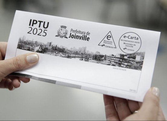 Prazo para pagar o IPTU de Joinville com 10% de desconto termina nesta sexta-feira