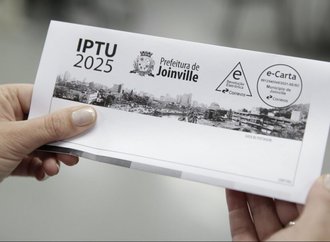 Prazo para pagar o IPTU de Joinville com 10% de desconto termina nesta sexta-feira