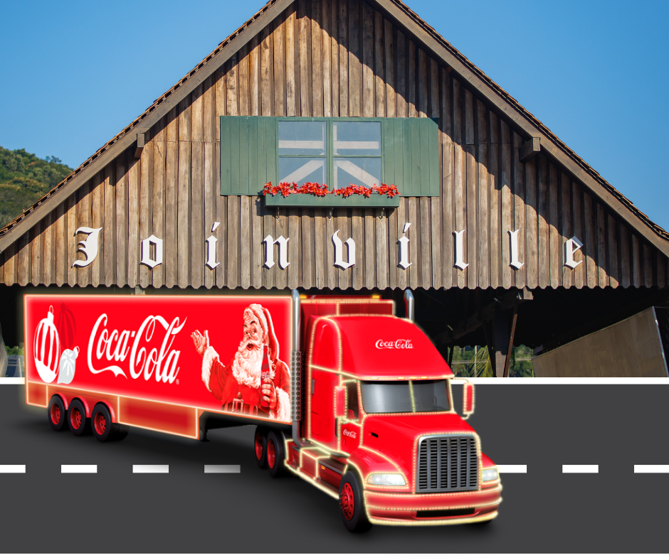 Caravana de Natal da Coca-cola já tem data para passar em Joinville; confira