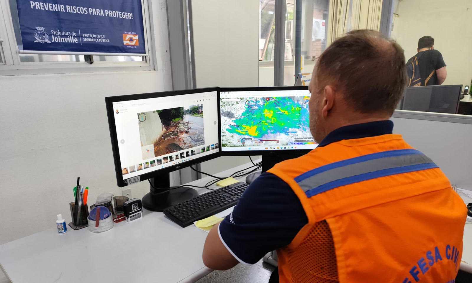 Defesa Civil atende 40 ocorrências em Joinville e alerta para continuidade da chuva até segunda-feira
