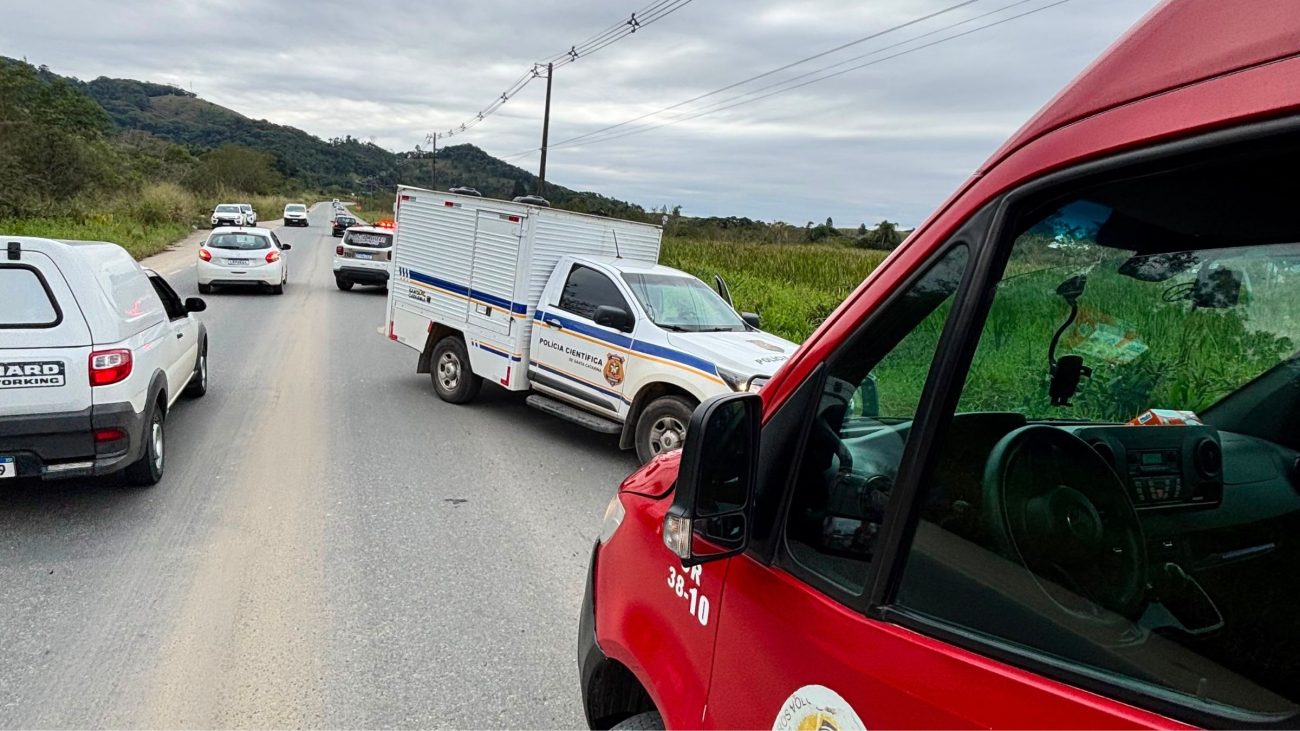 Motociclista morre em acidente na Estrada Rio do Morro
