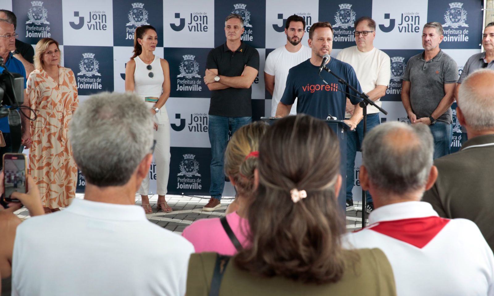 Prefeitura de Joinville inaugura obra de urbanização da Vigorelli